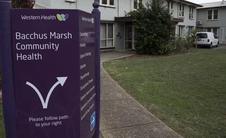 Exterior of Bacchus Marsh Community Health Centre