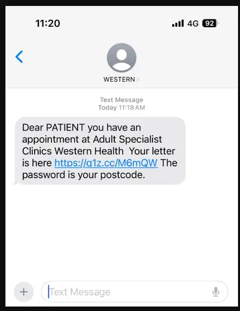 SMS Example